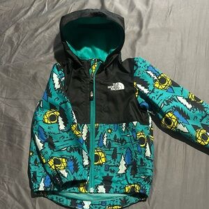 Preloved The North Face 2T toddler Zipline Rain Jacket